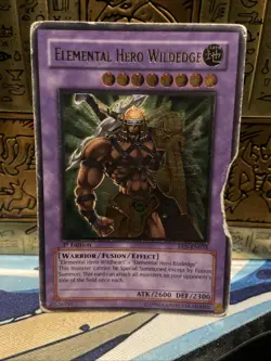 Yugioh - Elemental Hero Wildedge - EEN-EN035 - Ultimate Rare - 1st Edition - HP - Image 1