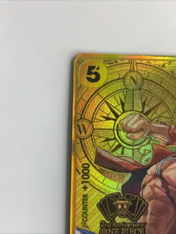 Monkey.D.Luffy ST13-015 2nd Anniversary Gold Foil Promo Super Rare - Image 5