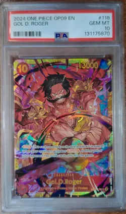 2024 One Piece OP09 Gol D. Roger SEC PSA 10 GEM MINT - Image 1