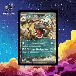 Carte Pokemon Dogrino Ex De Pepper 139/182 Rivalites Destinees Ev10 Fr - Image 1