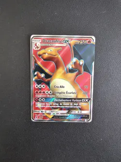Carte Pokemon Dracaufeu GX SM60 Promo Soleil & Lune FR Neuf - Image 1