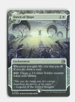 Dawn of Hope 2 Foil Wilds of Eldraine: Enchanting Tales MTG NM - Image 1