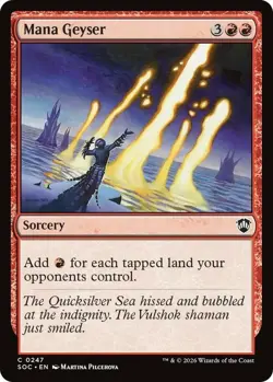 1 x Mana Geyser - Commander: Secrets of Strixhaven - NM-Mint - MTG - Image 1