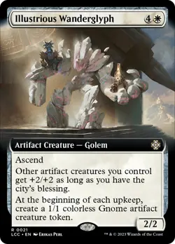 Illustrious Wanderglyph (Extended Art) [The Lost Caverns of Ixalan Commander] - Image 1