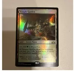Wizards of the Coast MTG Temple Garden GRN Rare 258/259 Foil Green White - Image 1