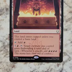 Wizards Magic: The Gathering Fire Nation Palace Avatar Land Rare Regular 0268 - Image 3