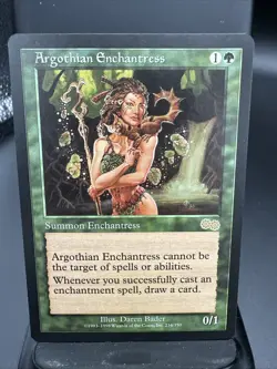 Argothian Enchantress - Urza's Saga – NearMint – MTG - Image 1