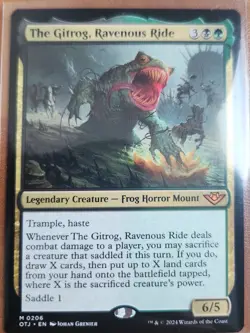 Magic MTG The Gitrog, Ravenous Ride OTJ 0206 Regular Mythic - NM condition - Image 1