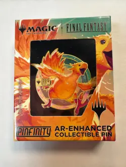 Magic The Gathering x Final Fantasy Chocobo Pinfinity AR Collectible Pin Sealed - Image 1