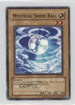 Mystical Shine Ball Unlimited YuGiOh Ancient Sanctuary #AST-004 2004 READ - Image 1