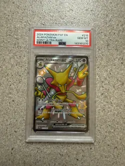 Pokemon Alakazam ex 215/091 PSA 10 Shiny Ultra Rare PAF. NEW CERT 03/2026 - Image 1