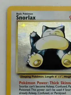 Pokemon TCG Snorlax 11/64 Jungle Holo Vintage Unlimited - Image 2