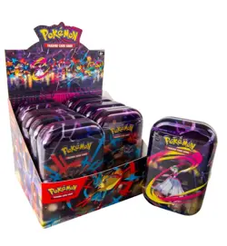 Pokemon Mega Evolutions/Destined Rivals Mini Tin Display FACTORY SEALED- 10 tins - Image 1