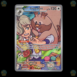 Pokemon TCG Arven's Greedent 205/182 Illustration Rare Destined Rivals NM/M - Image 1