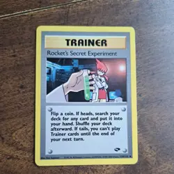 Rocket's Secret Experiment 120/132 Gym Challenger Trainer Pokemon TCG - Image 1