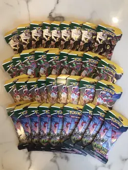 36X Pokemon Evolving Skies Sleeved Blister Booster Packs ( 9 Art Sets ) - SEALED - Image 1
