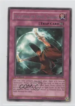 Talisman of Spell Sealing 1st Ed. YuGiOh Ancient Sanctuary #AST-049 2004 READ - Image 1