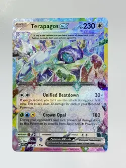 Terapagos ex 179/217- Pokemon TCG: Ascended Heroes - Double Rare Holo NM - Image 1
