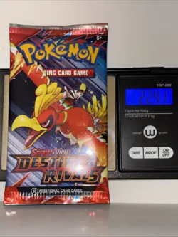22.41/42g Pokemon TCG Destined Rivals Booster Pack (FACTORY SEALED) - Image 1