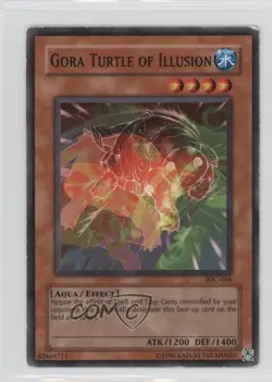 Gora Turtle of Illusion Unlimited YuGiOh Invasion Chaos #IOC-066 2004 READ - Image 1