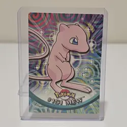 2000 Topps Pokemon MEW #151 Blue Logo TV Animation Edition Non-Holo LP/NM - Image 1