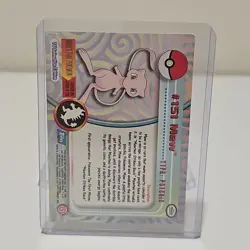 2000 Topps Pokemon MEW #151 Blue Logo TV Animation Edition Non-Holo LP/NM - Image 2