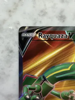 Pokemon TCG Evolving Skies Full Art Card Rayquaza V 193/203 NM - Image 3