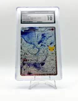 2021 POKEMON CELEBRATIONS CLASSIC COLLECTION BLACK WHITE RESHIRAM 113/114 CGC 10 - Image 1