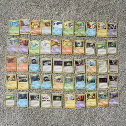 Nintendo Pokemon TCG EX 50 Card Lot Pokemon/Trainer ENG Vintage and Old Bulk - Image 1