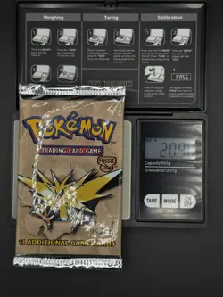 Fossil Set Booster Pack 20.90 g Zapdos Vintage Sealed Pokemon Cards WOTC New - Image 1