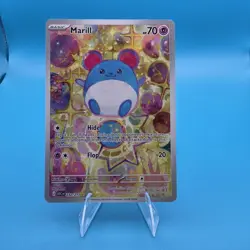 Nintendo Pokemon TCG Marill 232/217 SV 151 Illustration Rare Full Art Holo - Image 2