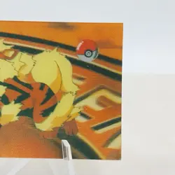 Arcanine 3D Pokemon Meiji Promo Embossed Small Card 1999 Japanese - Image 5