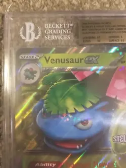 POKEMON STELLAR CROWN VENUSAUR EX JUMBO BGS 9.5 GEM MINT OVERSIZED STAMPED - Image 5