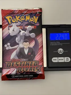 22.39/40g Pokemon TCG Destined Rivals Booster Pack (FACTORY SEALED) - Image 1