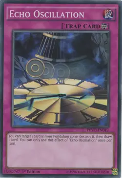 Yugioh Echo Oscillation PEVO-EN042 Ultra Rare 1st Edition LP - Image 1