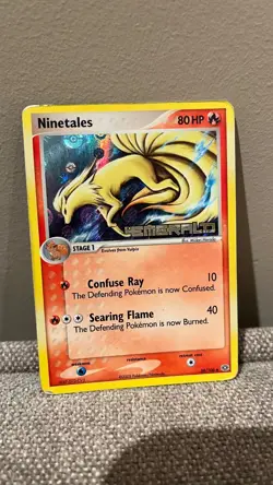 Pokemon Ninetales Reverse Holo 38/106 EX Emerald - Image 3