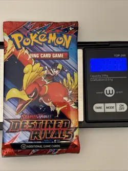 22.37/38g Pokemon TCG Destined Rivals Booster Pack (FACTORY SEALED) - Image 1