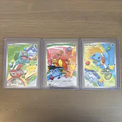 Pokemon TCG First Partner Illustration Collection Series 1 Kanto GEN 1 Starters - Image 1