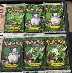 Pokemon TCG Sealed Pack Lot Of 16 1st Edition Charizard Jungle Gym Fossil Rocket - Image 3