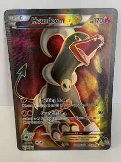 The Pokemon Company Houndoom EX Full Art Holo Ultra Rare 153/162 Breakthrough - Image 1