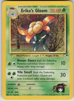Pokemon TCG Erika's Gloom (46) Uncommon Gym Heroes 046/132 - Image 1