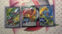 Pokemon: First Partner Illustration Coll Serie 1 Kanto Gen 1 Starters NM Spanish - Image 1