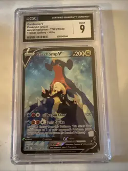 CGC 9 Garchomp V TG23/TG30 Trainer Gallery Holo Astral Radiance Pokemon - Image 1