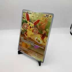 Pokemon Plusle Illustration Rare Holo 193/182 Paradox Rift SV04 English - Image 2