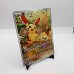 Pokemon Plusle Illustration Rare Holo 193/182 Paradox Rift SV04 English - Image 3