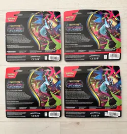 Pokemon Phantasmal Flames 3 Pack Blisters Weavile | Set of 4 - Image 2