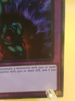 Yugioh Bottomless Trap Hole MP25-EN018 Starlight Rare 1st Ed NM - Image 2