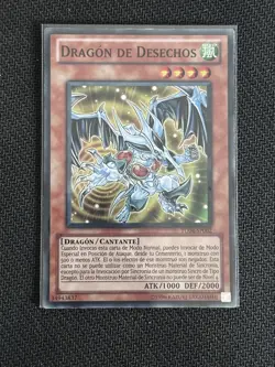 *SPANISH* Debris Dragon Super Rare Turbo Pack 4 Yu-Gi-Oh Card - Image 1