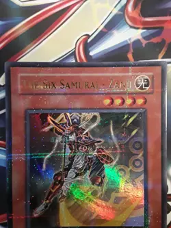 yugioh The Six Samurai - Zanji HL05-EN005 Ultra Parallel Rare Hobby League N M - Image 2