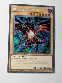 PACK FRESH Yugioh! Red-Eyes Black Dragon SBCB-EN167 Secret Rare 1st Edition NM - Image 1